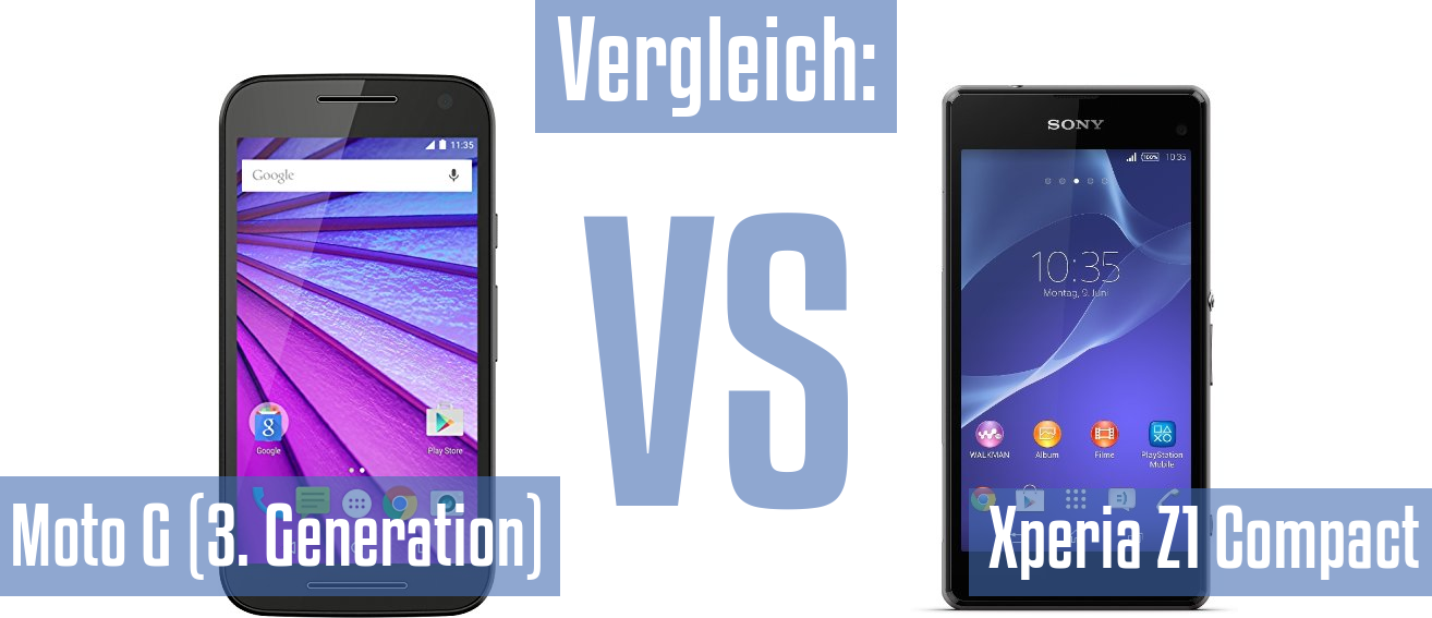 Motorola Moto G (3. Generation) und Motorola Moto G (3. Generation) im Vergleichstest