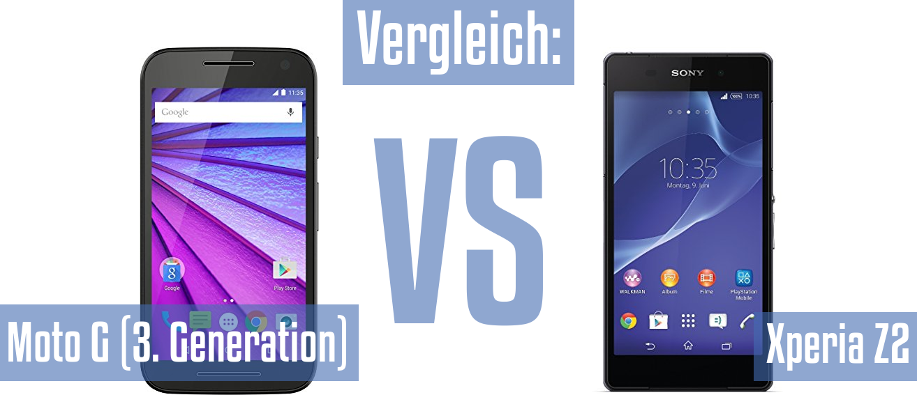 Motorola Moto G (3. Generation) und Motorola Moto G (3. Generation) im Vergleichstest