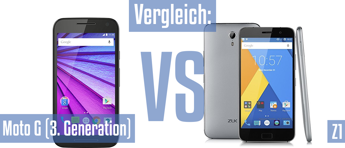 Motorola Moto G (3. Generation) und Motorola Moto G (3. Generation) im Vergleichstest