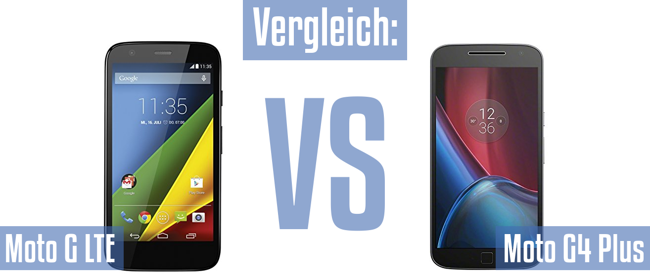 Motorola Moto G LTE und Motorola Moto G LTE im Vergleichstest