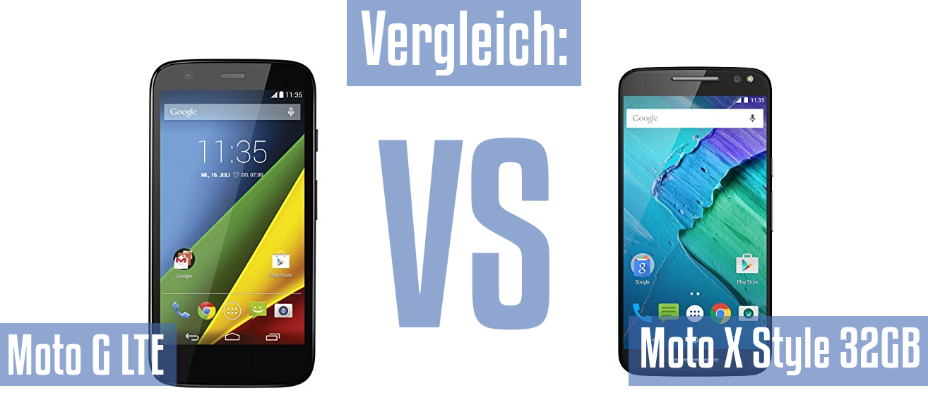 Motorola Moto G LTE und Motorola Moto G LTE im Vergleichstest