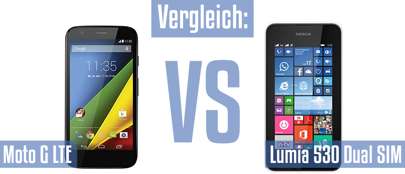 Motorola Moto G LTE und Motorola Moto G LTE im Vergleichstest