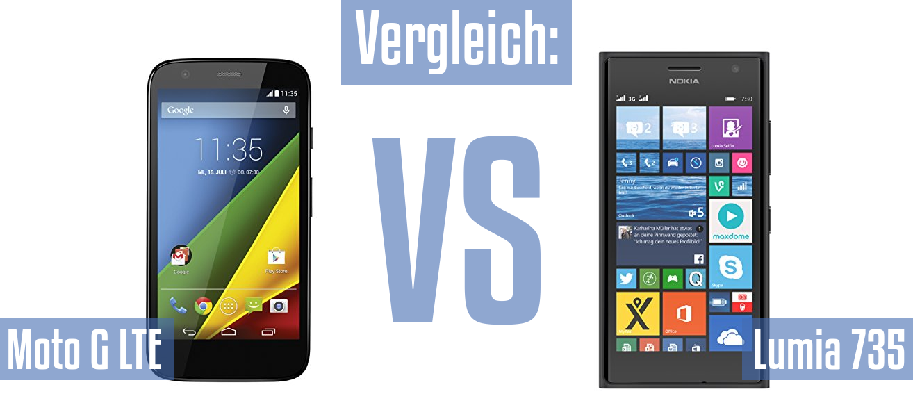 Motorola Moto G LTE und Motorola Moto G LTE im Vergleichstest