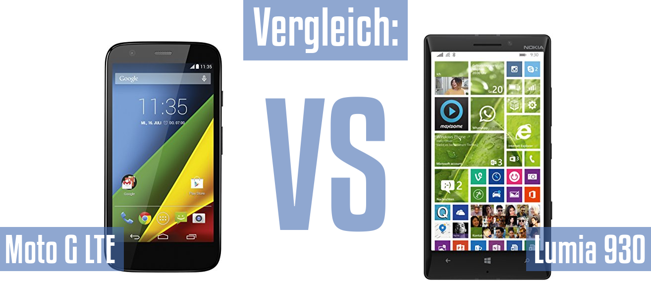 Motorola Moto G LTE und Motorola Moto G LTE im Vergleichstest