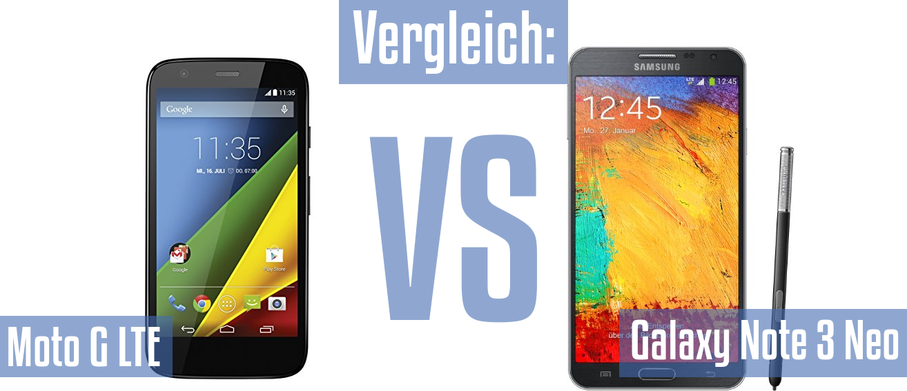 Motorola Moto G LTE und Motorola Moto G LTE im Vergleichstest