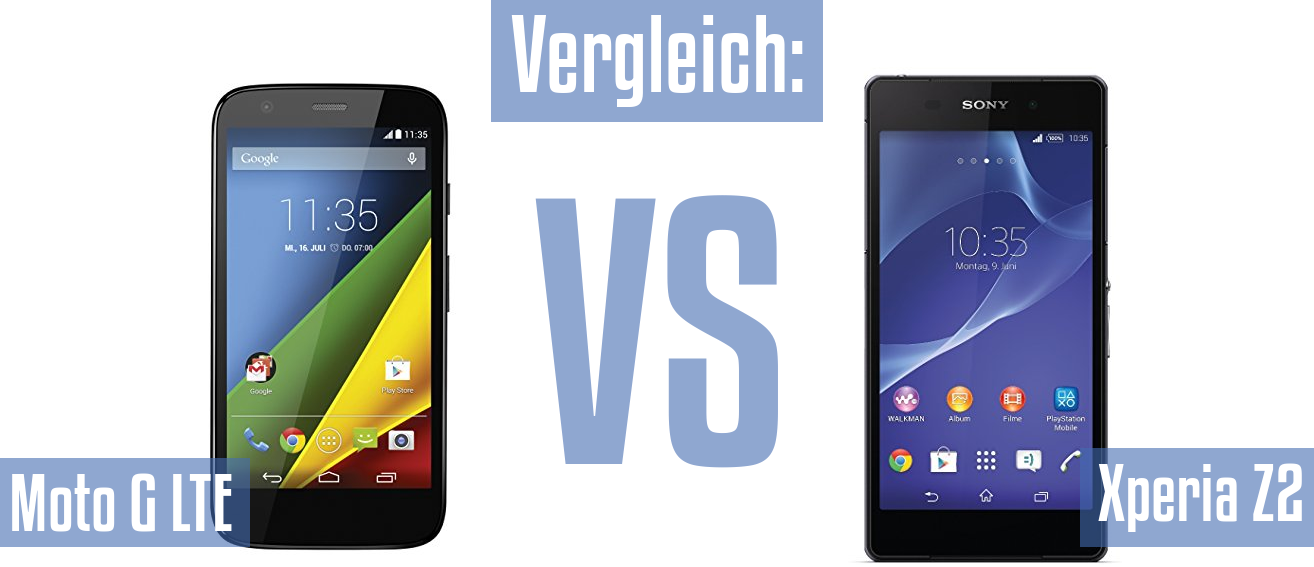 Motorola Moto G LTE und Motorola Moto G LTE im Vergleichstest