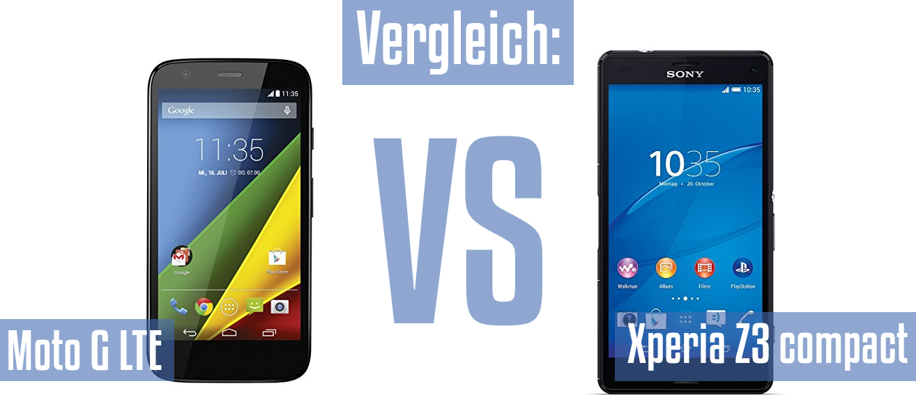 Motorola Moto G LTE und Motorola Moto G LTE im Vergleichstest