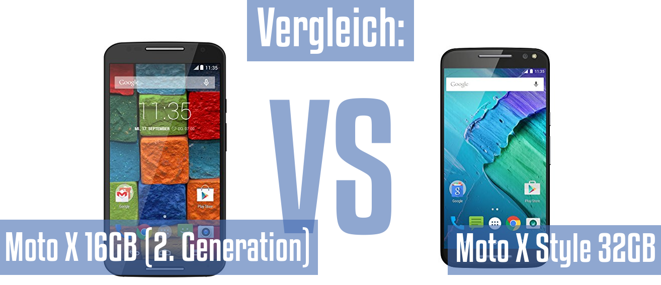 Motorola Moto X 16GB (2. Generation) und Motorola Moto X 16GB (2. Generation) im Vergleichstest