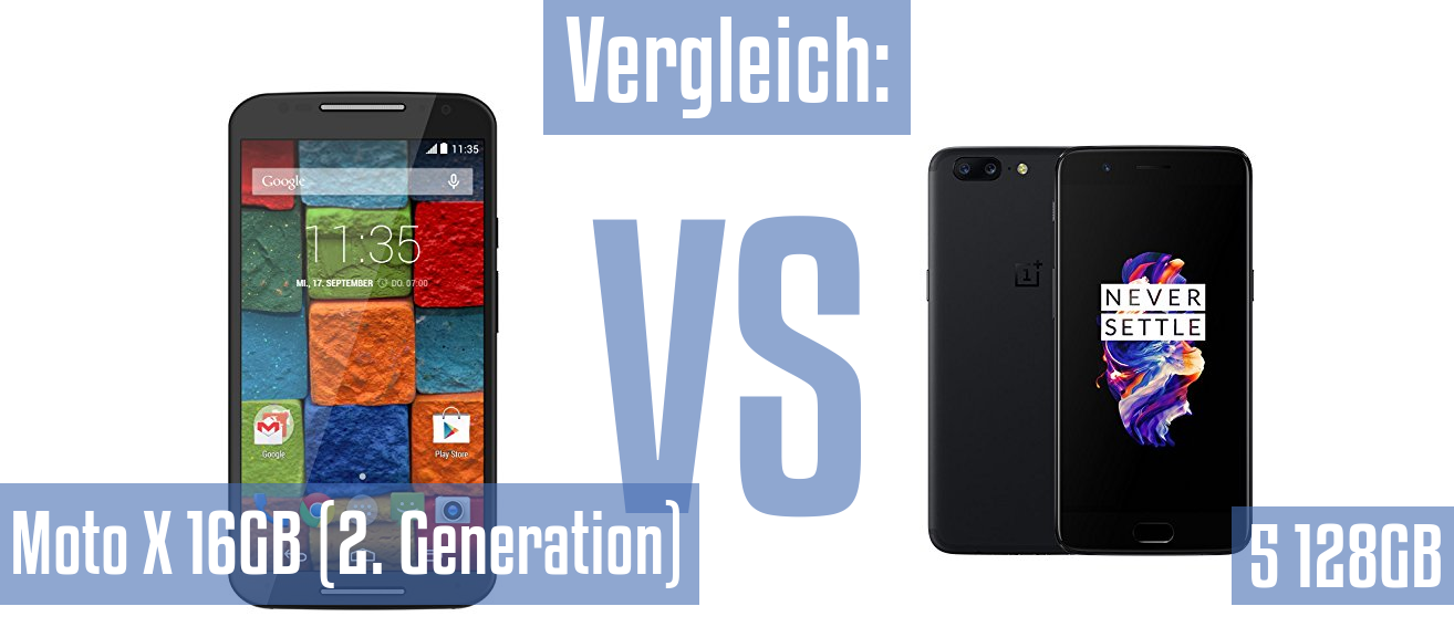 Motorola Moto X 16GB (2. Generation) und Motorola Moto X 16GB (2. Generation) im Vergleichstest