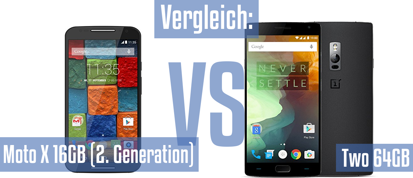 Motorola Moto X 16GB (2. Generation) und Motorola Moto X 16GB (2. Generation) im Vergleichstest