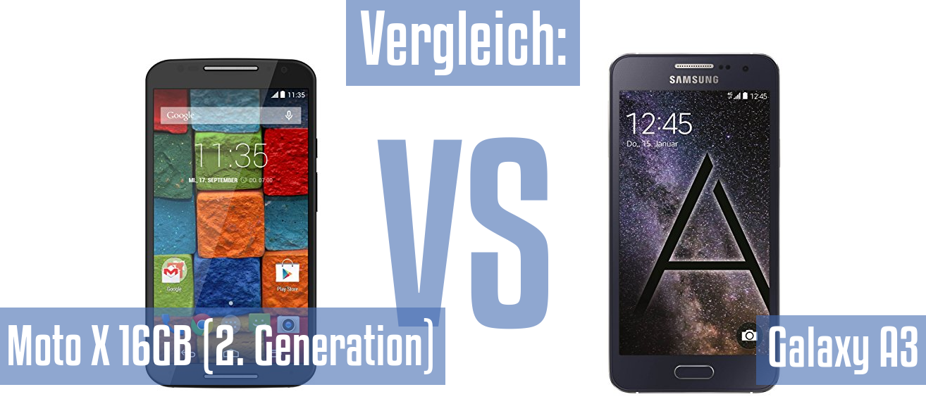 Motorola Moto X 16GB (2. Generation) und Motorola Moto X 16GB (2. Generation) im Vergleichstest