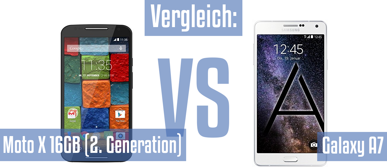 Motorola Moto X 16GB (2. Generation) und Motorola Moto X 16GB (2. Generation) im Vergleichstest