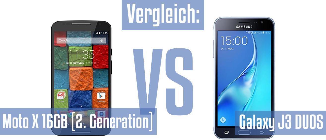 Motorola Moto X 16GB (2. Generation) und Motorola Moto X 16GB (2. Generation) im Vergleichstest