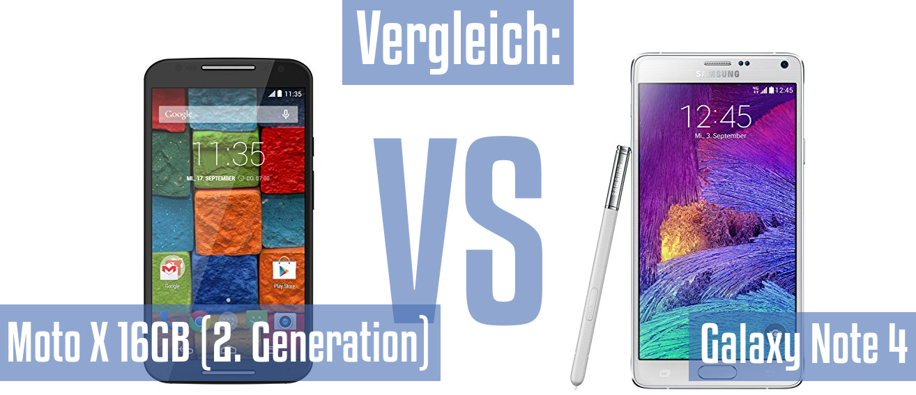 Motorola Moto X 16GB (2. Generation) und Motorola Moto X 16GB (2. Generation) im Vergleichstest