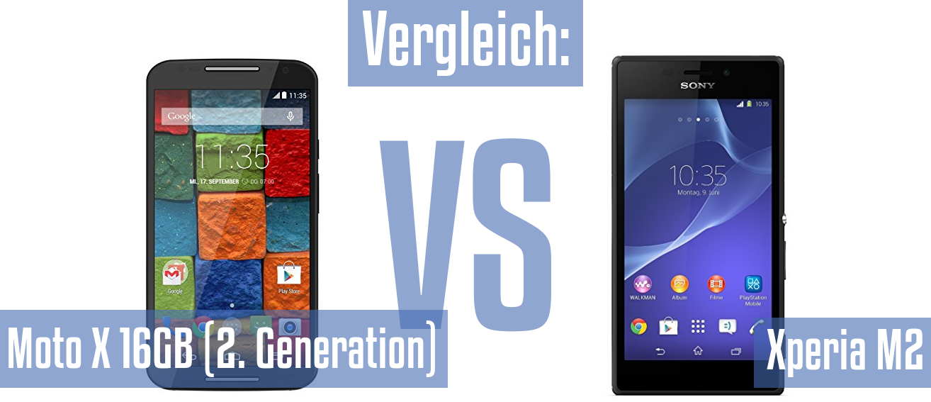 Motorola Moto X 16GB (2. Generation) und Motorola Moto X 16GB (2. Generation) im Vergleichstest
