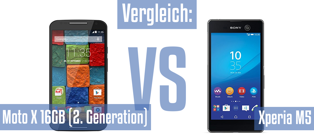 Motorola Moto X 16GB (2. Generation) und Motorola Moto X 16GB (2. Generation) im Vergleichstest
