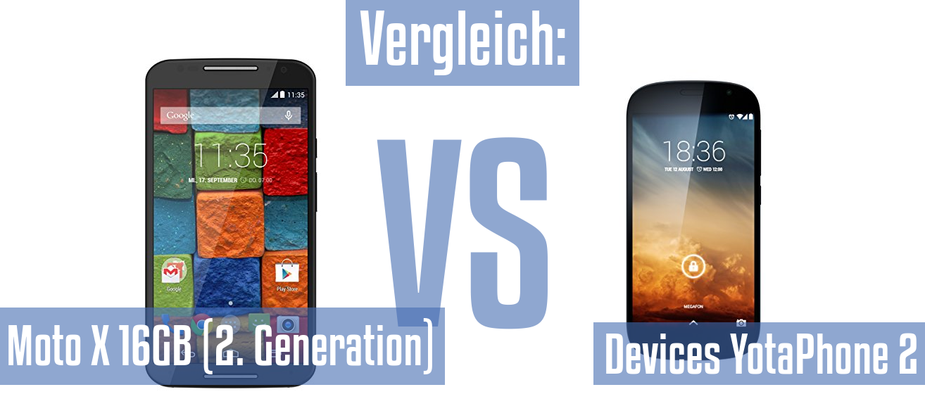 Motorola Moto X 16GB (2. Generation) und Motorola Moto X 16GB (2. Generation) im Vergleichstest