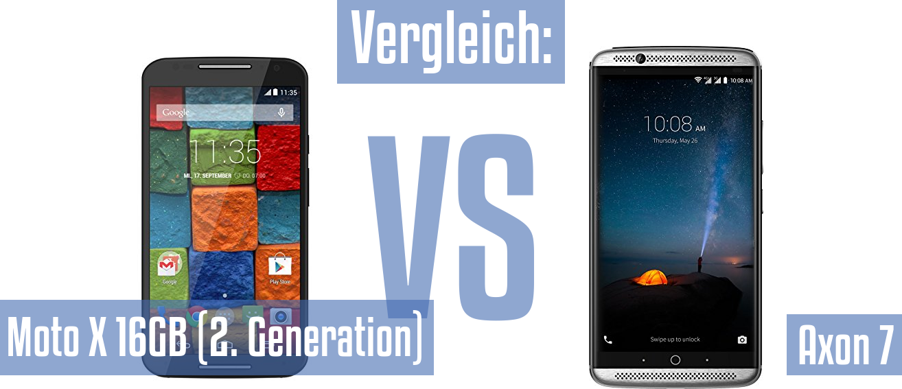 Motorola Moto X 16GB (2. Generation) und Motorola Moto X 16GB (2. Generation) im Vergleichstest
