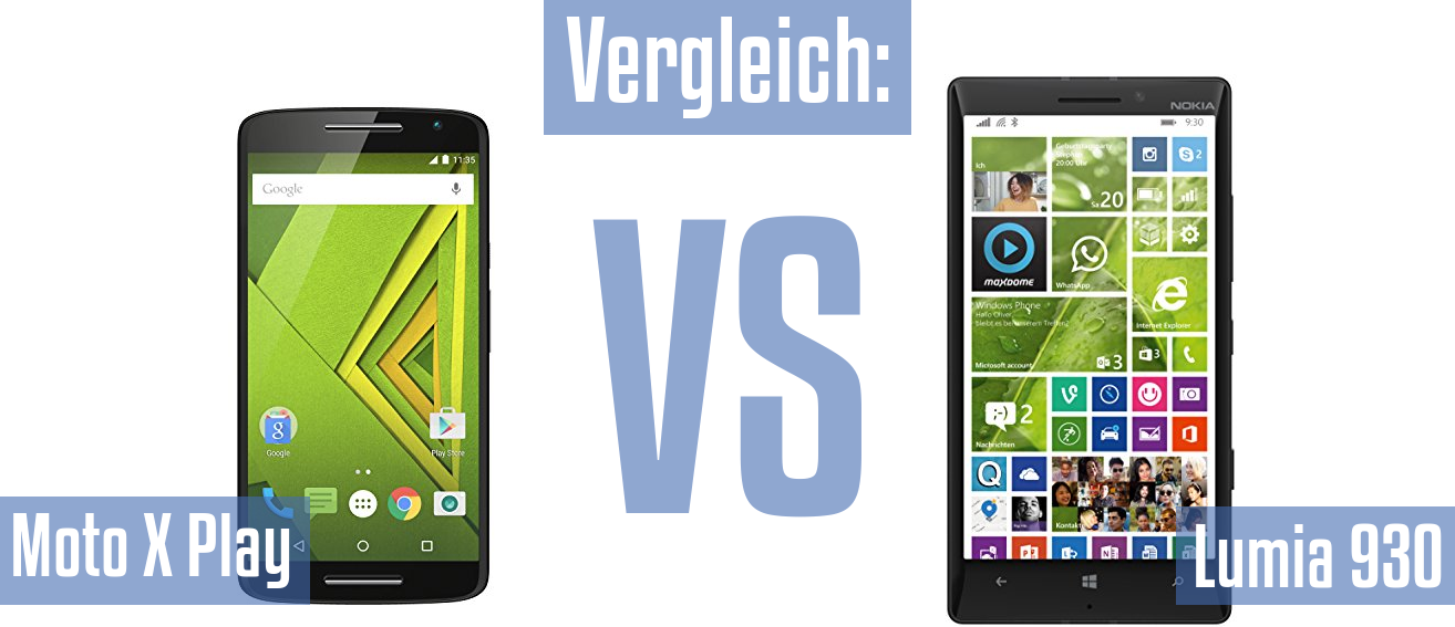 Motorola Moto X Play und Motorola Moto X Play im Vergleichstest