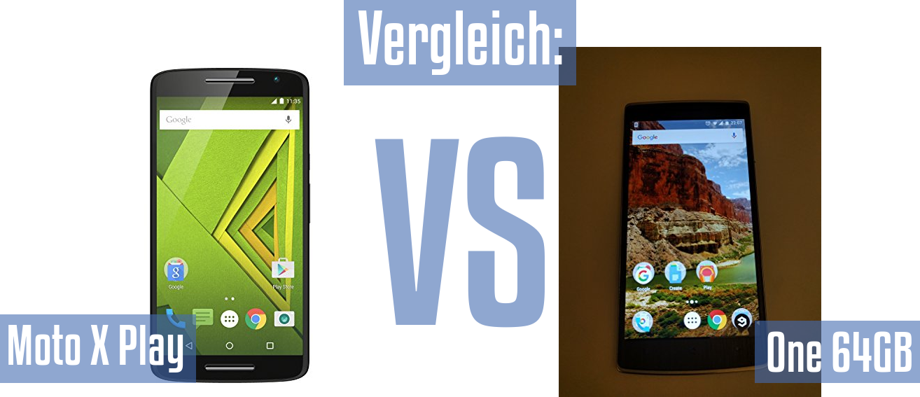 Motorola Moto X Play und Motorola Moto X Play im Vergleichstest