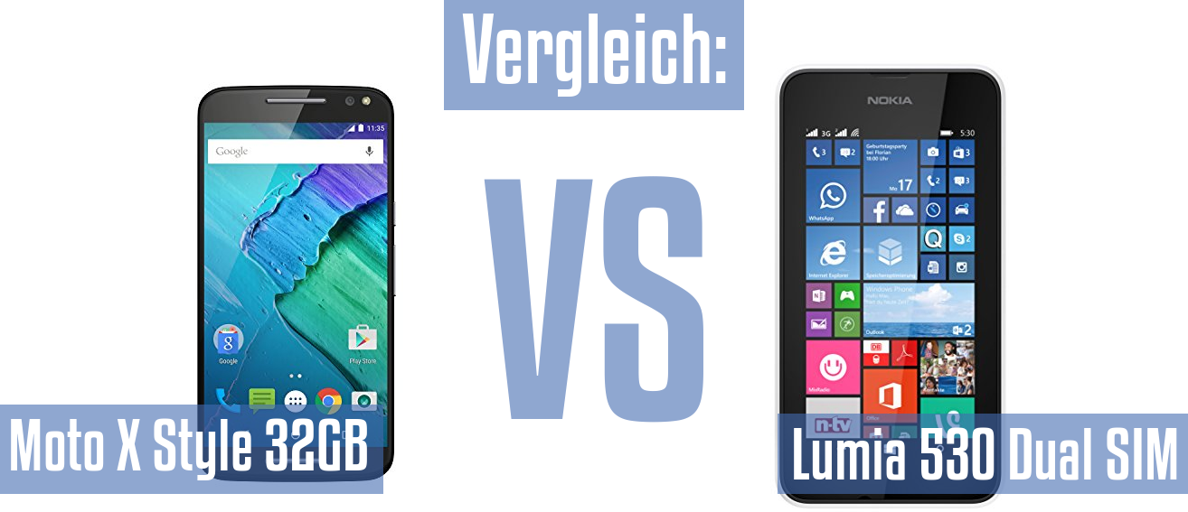 Motorola Moto X Style 32GB und Motorola Moto X Style 32GB im Vergleichstest