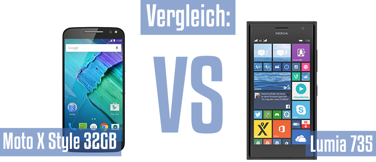 Motorola Moto X Style 32GB und Motorola Moto X Style 32GB im Vergleichstest