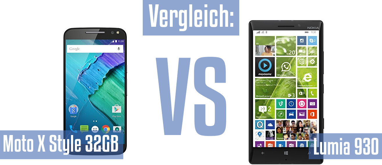 Motorola Moto X Style 32GB und Motorola Moto X Style 32GB im Vergleichstest