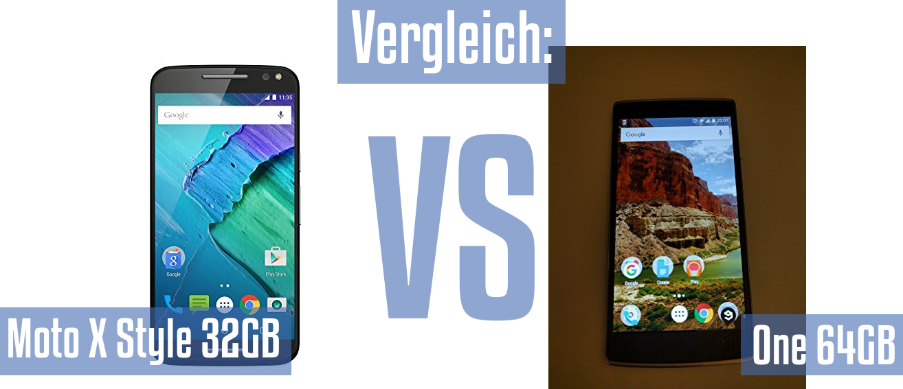 Motorola Moto X Style 32GB und Motorola Moto X Style 32GB im Vergleichstest