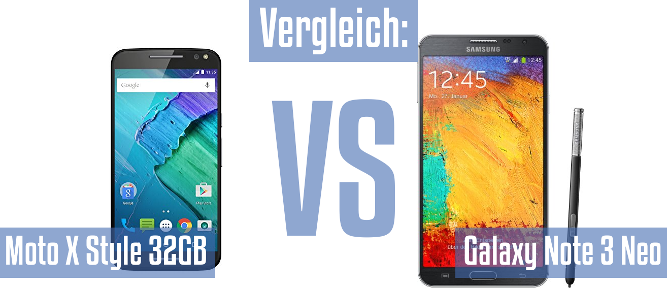 Motorola Moto X Style 32GB und Motorola Moto X Style 32GB im Vergleichstest