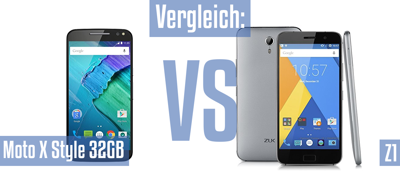 Motorola Moto X Style 32GB und Motorola Moto X Style 32GB im Vergleichstest