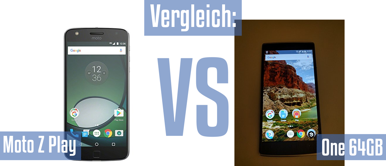 Motorola Moto Z Play und Motorola Moto Z Play im Vergleichstest