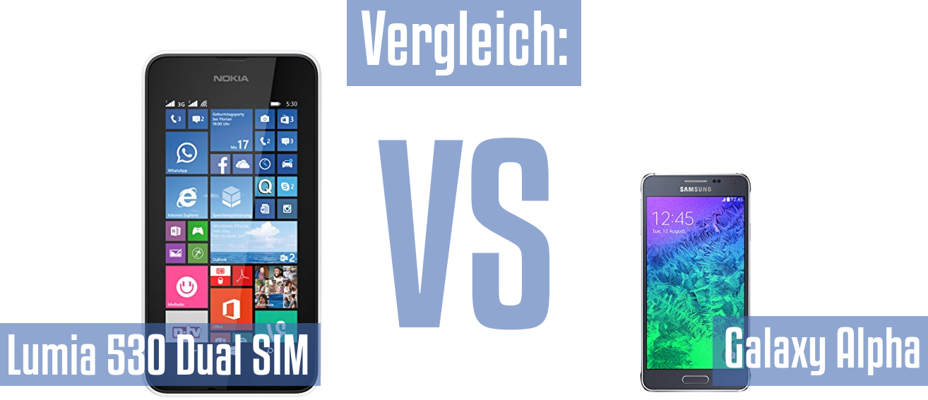 Nokia Lumia 530 Dual SIM und Nokia Lumia 530 Dual SIM im Vergleichstest