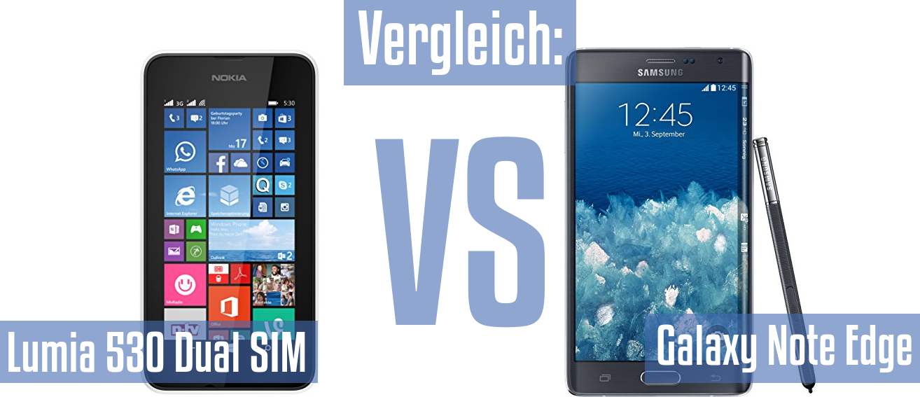 Nokia Lumia 530 Dual SIM und Nokia Lumia 530 Dual SIM im Vergleichstest