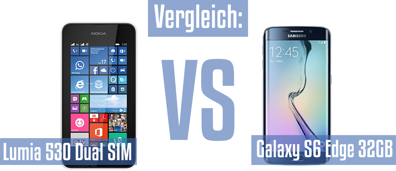 Nokia Lumia 530 Dual SIM und Nokia Lumia 530 Dual SIM im Vergleichstest