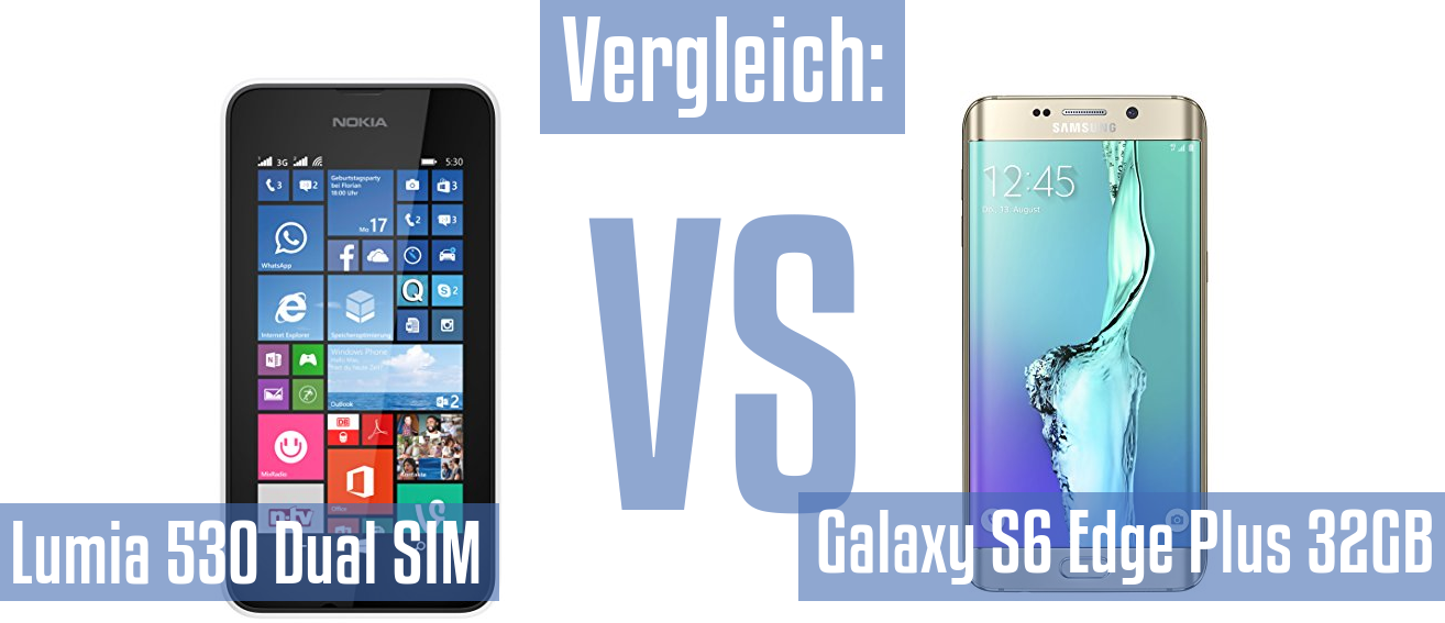 Nokia Lumia 530 Dual SIM und Nokia Lumia 530 Dual SIM im Vergleichstest