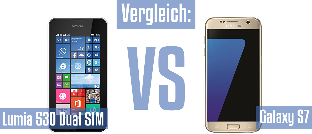 Nokia Lumia 530 Dual SIM und Nokia Lumia 530 Dual SIM im Vergleichstest