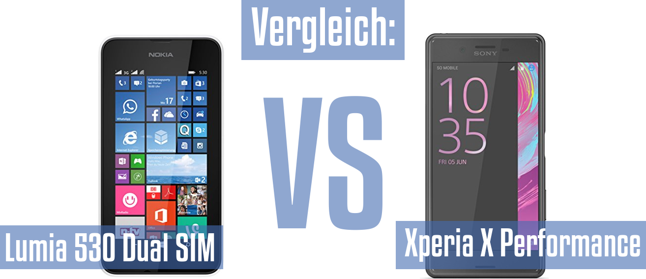 Nokia Lumia 530 Dual SIM und Nokia Lumia 530 Dual SIM im Vergleichstest