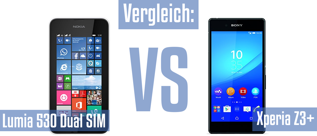 Nokia Lumia 530 Dual SIM und Nokia Lumia 530 Dual SIM im Vergleichstest