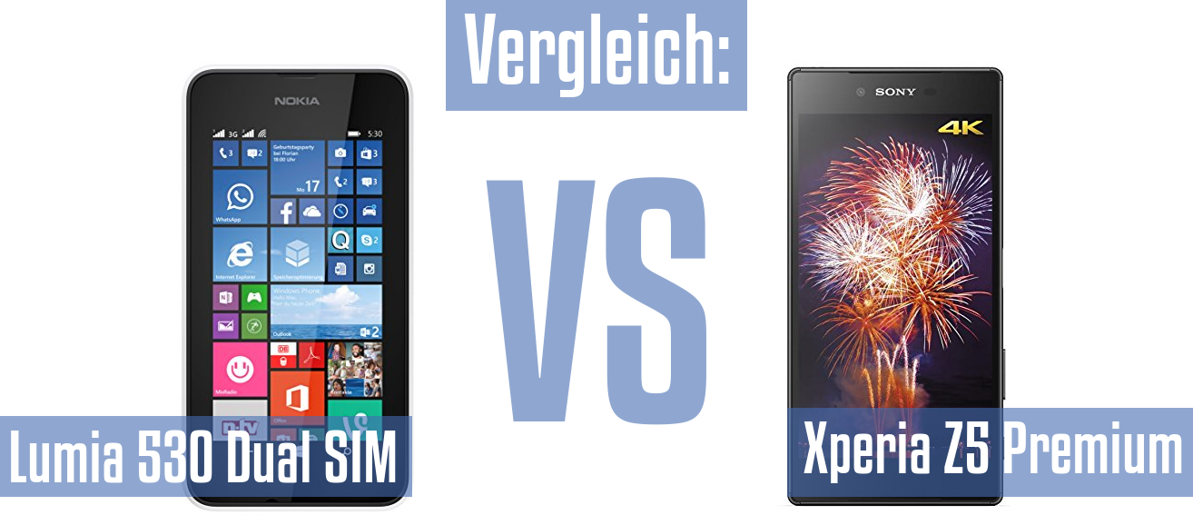 Nokia Lumia 530 Dual SIM und Nokia Lumia 530 Dual SIM im Vergleichstest