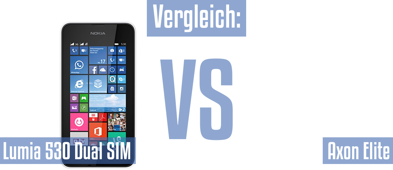 Nokia Lumia 530 Dual SIM und Nokia Lumia 530 Dual SIM im Vergleichstest