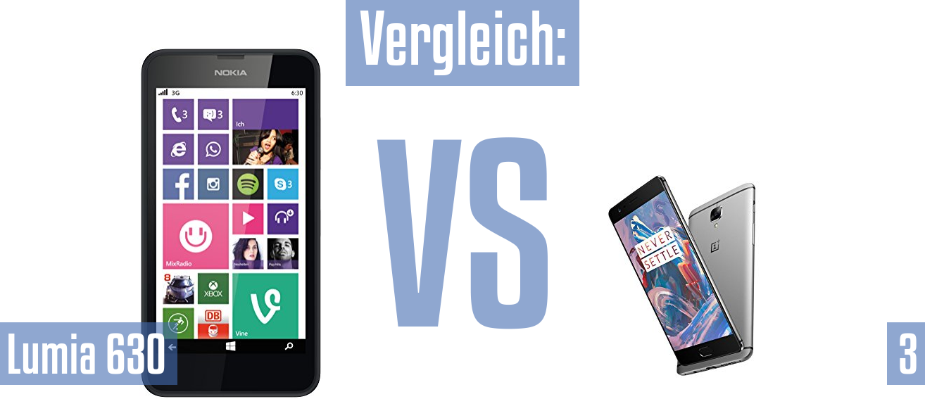Nokia Lumia 630 und Nokia Lumia 630 im Vergleichstest