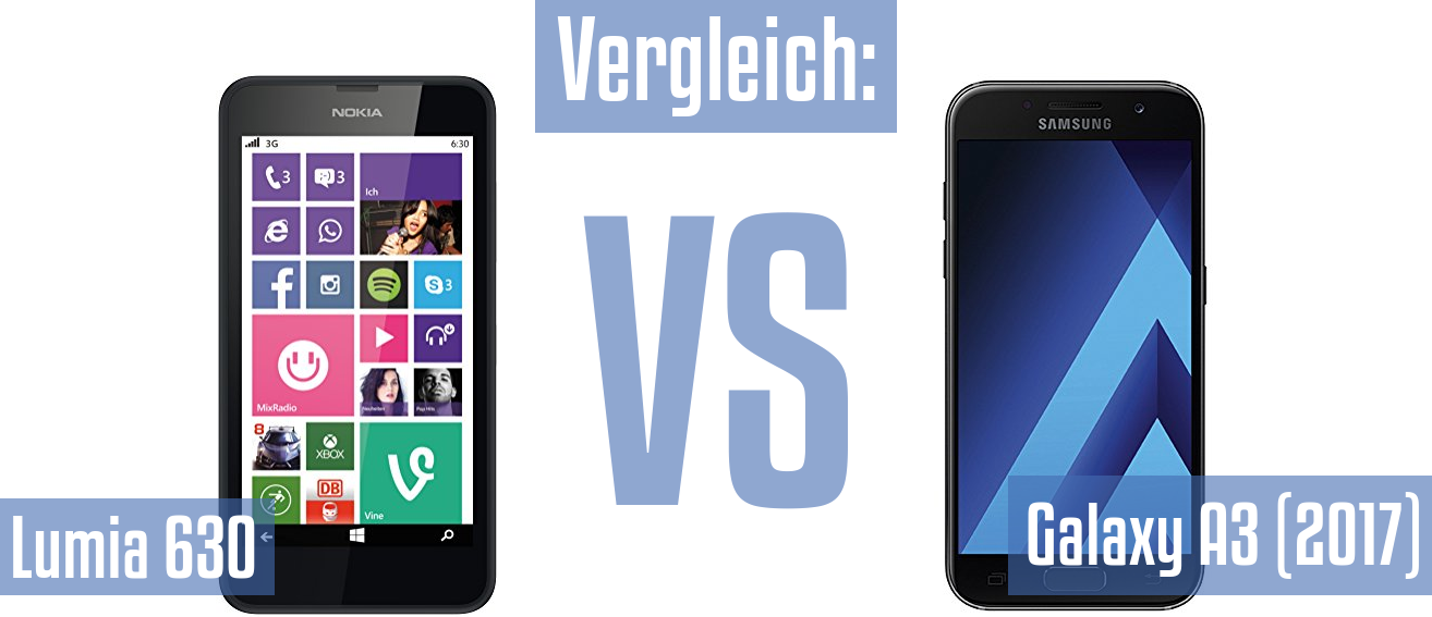 Nokia Lumia 630 und Nokia Lumia 630 im Vergleichstest