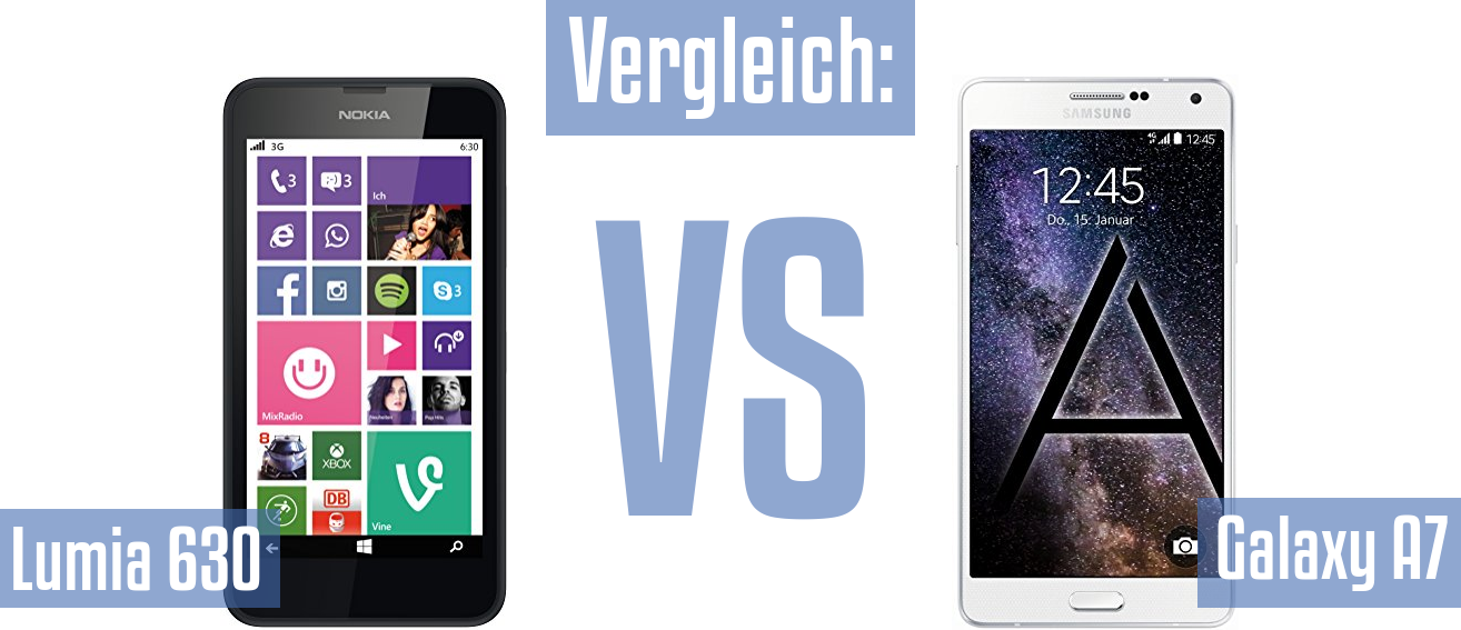 Nokia Lumia 630 und Nokia Lumia 630 im Vergleichstest