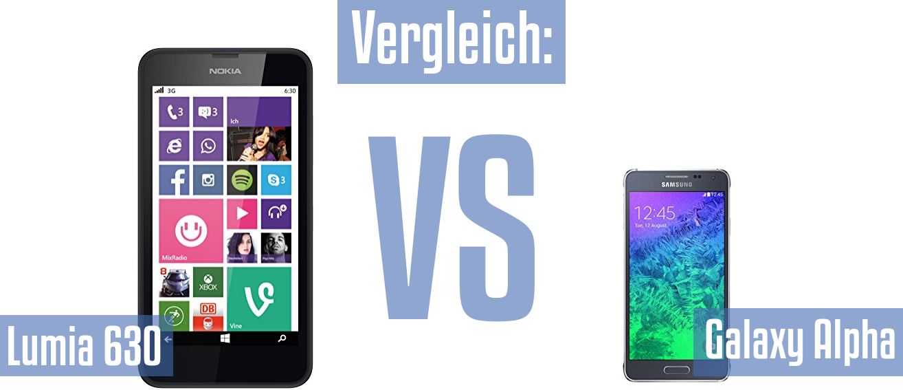 Nokia Lumia 630 und Nokia Lumia 630 im Vergleichstest