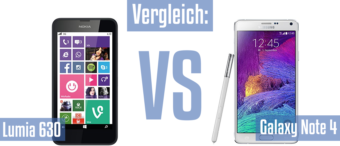 Nokia Lumia 630 und Nokia Lumia 630 im Vergleichstest