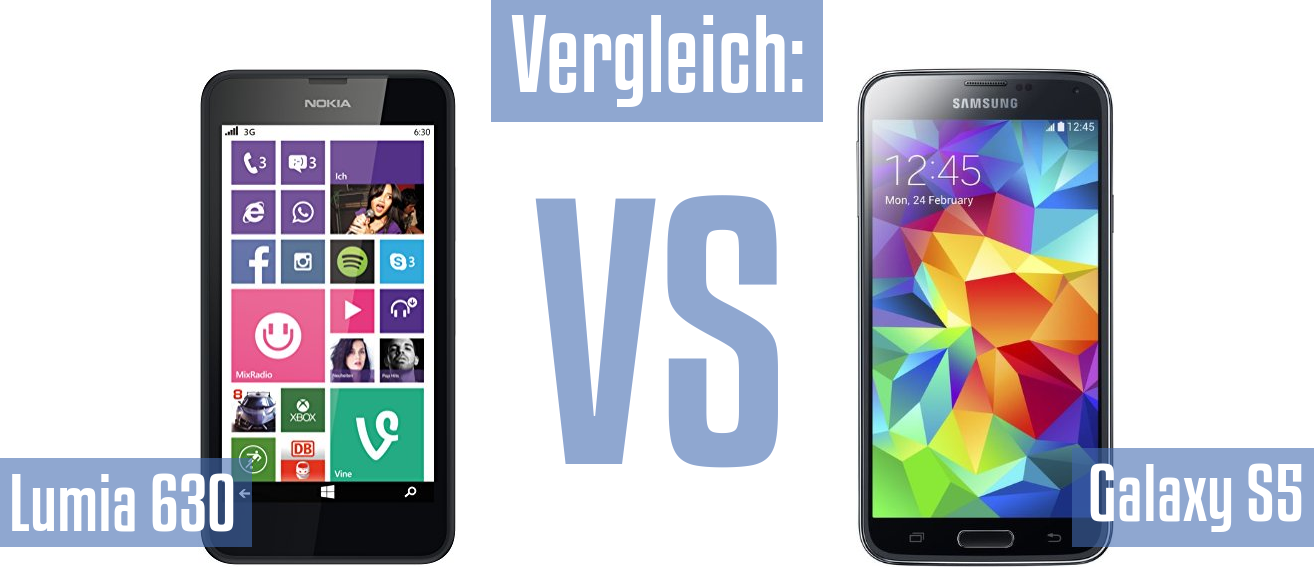 Nokia Lumia 630 und Nokia Lumia 630 im Vergleichstest