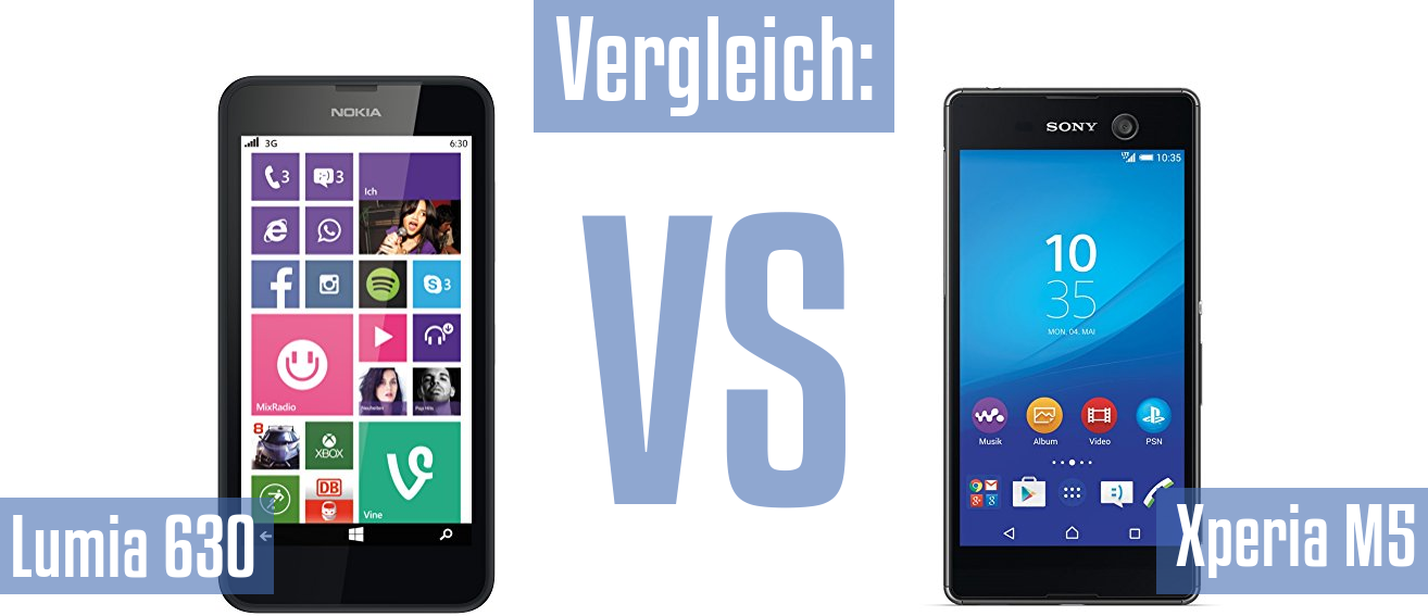 Nokia Lumia 630 und Nokia Lumia 630 im Vergleichstest