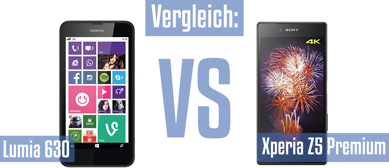 Nokia Lumia 630 und Nokia Lumia 630 im Vergleichstest