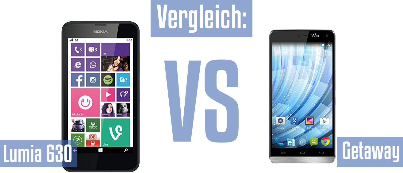 Nokia Lumia 630 und Nokia Lumia 630 im Vergleichstest