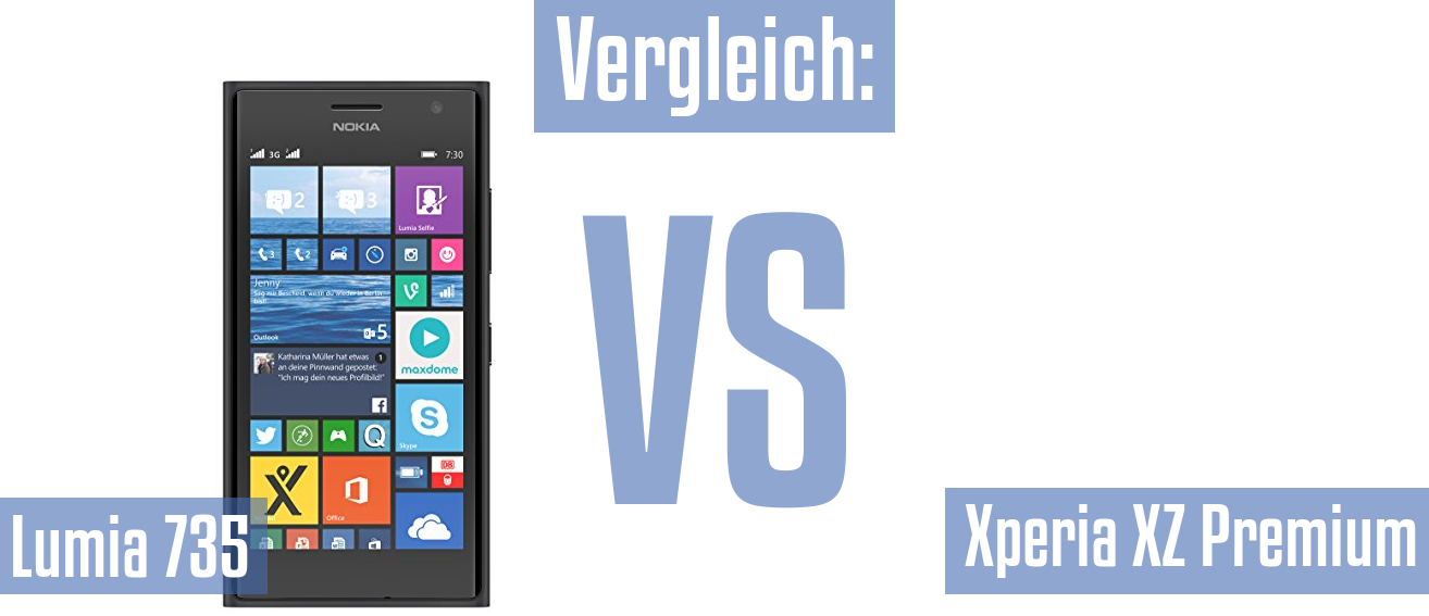 Nokia Lumia 735 und Nokia Lumia 735 im Vergleichstest